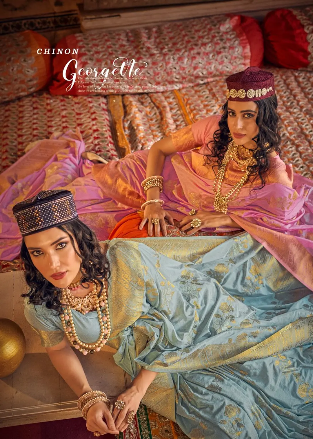 Annie Silk BY RAJPATH DESIGNER GEORGETTE SAREE WHOLESALER IN INDIA 1