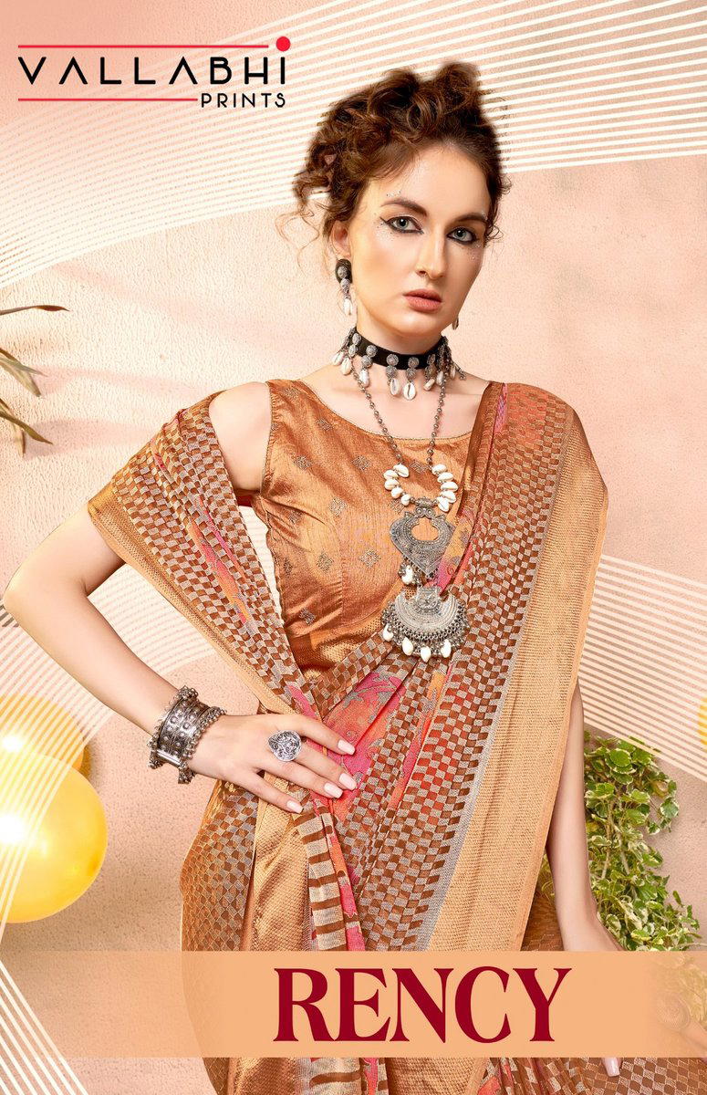 RENCY BY VALLABHI PRINTS DESIGNER SAREE WHOLESALER IN INDIA 1