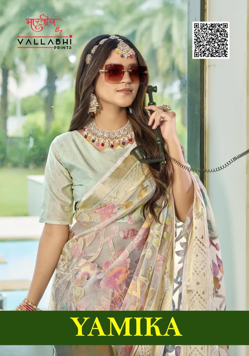 YAMIKA BY VALLABHI PRINTS DESIGNER SAREE WHOLESALER IN INDIA 1
