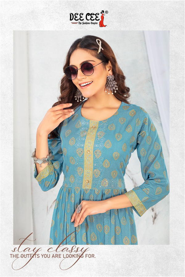 SHADNA BY DEECEE DESIGNER LONG KURTI WHOLESALER IN INDIA