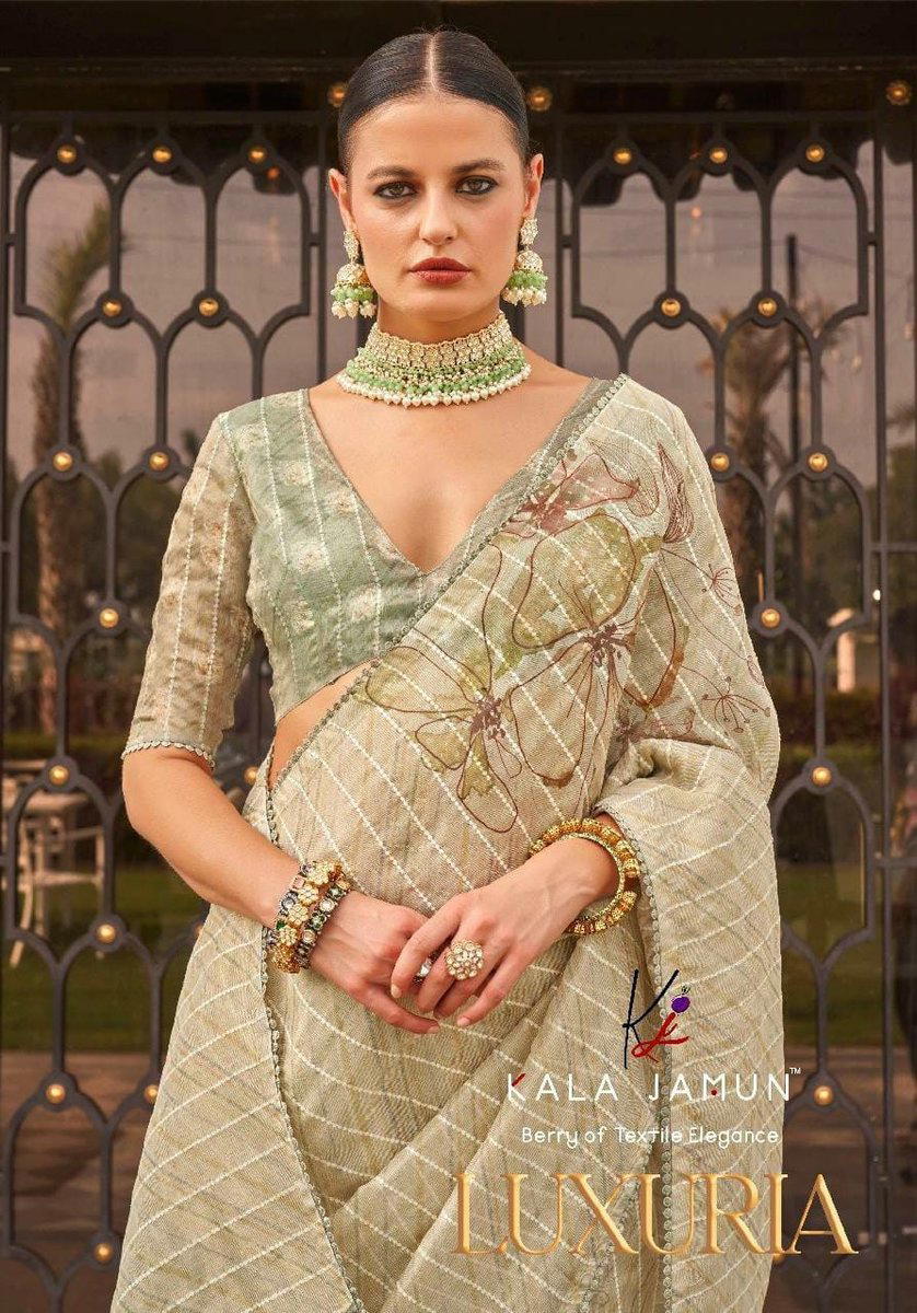 LUXURIA BY RAJYOG DESIGNER SILK SAREE WHOLESALER IN INDIA 1