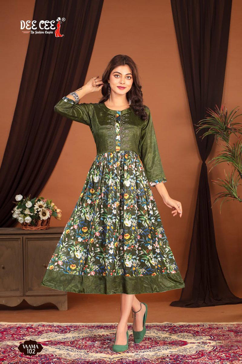 VAAMA BY DEECEE DESIGNER LONG KURTI WHOLESALER IN INDIA 1