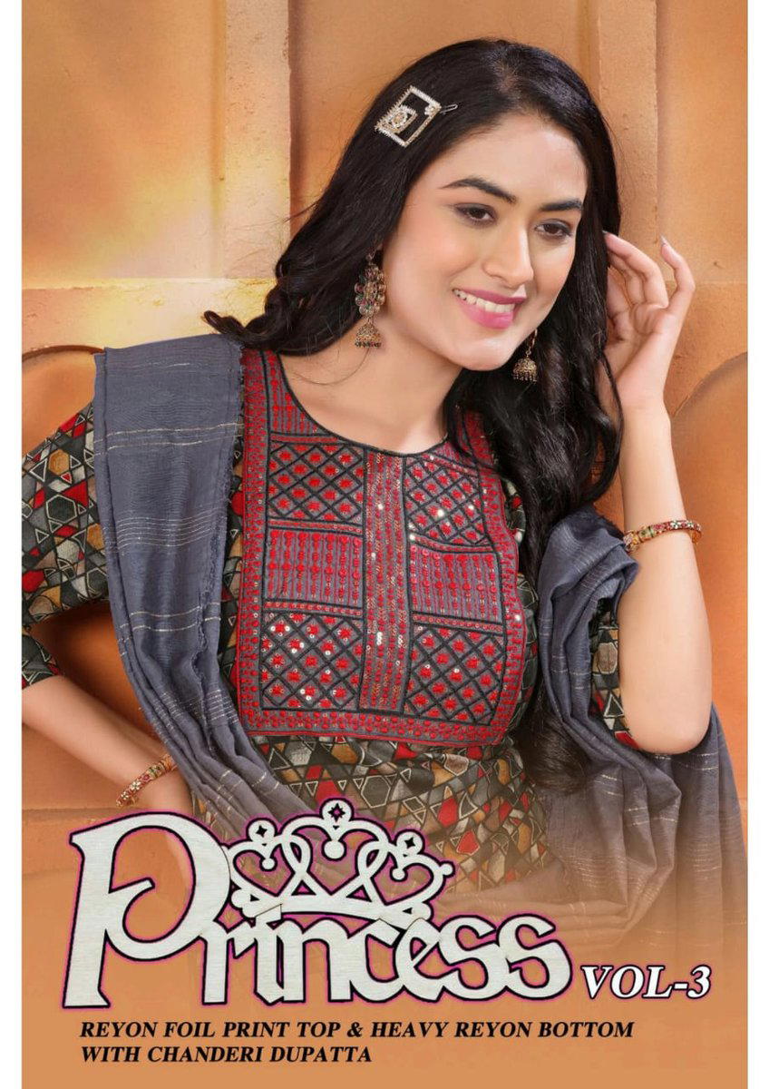 PRINCESS VOL 3 BY KASHIDA DESIGNER SALWAR SUIT WHOLESALER IN INDIA 1