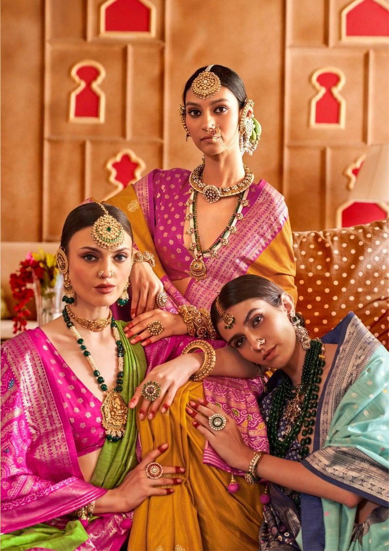 HAAT PATOLA BY TRIRATH DESIGNER SILK SAREE WHOLESALER IN INDIA 1