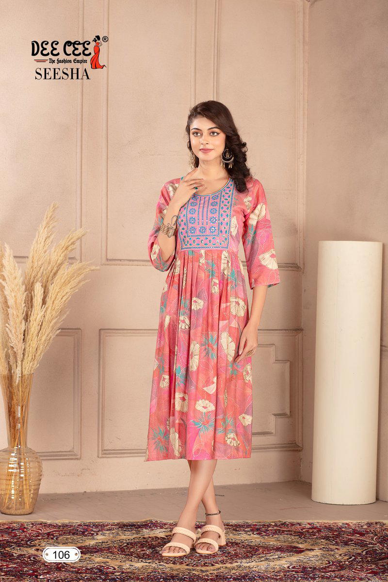 SEESHA  BY SAGRA IMPEX DESIGNER KURTI WHOLESALER IN INDIA 1