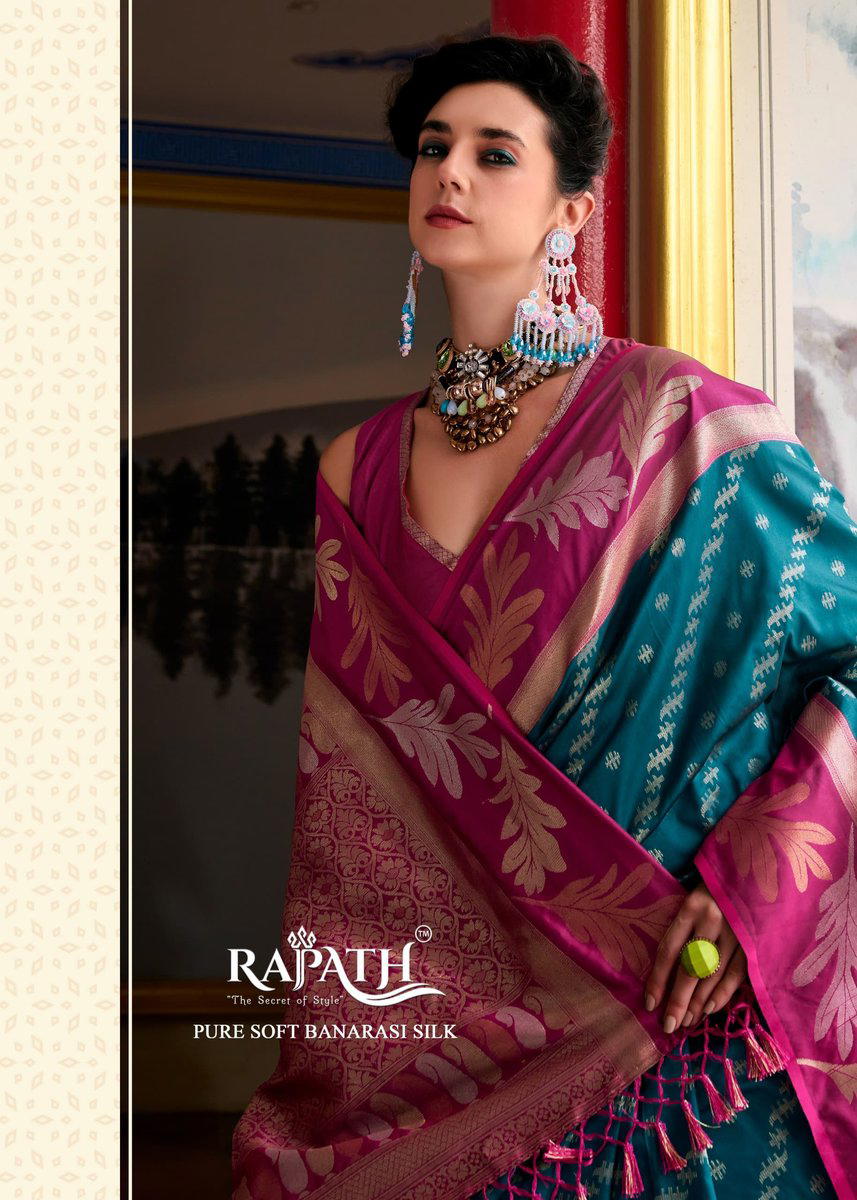 LEAF SILK BY RAJPATH DESIGNER SILK SAREE WHOLESALER IN SURAT 1