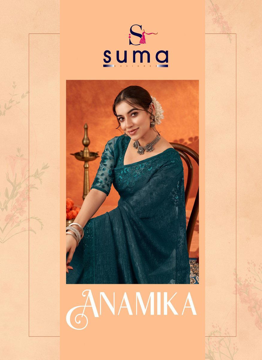 DN 5000 BY SUMA DESIGNER SILK SAREE WHOLESALER IN INDIA 1