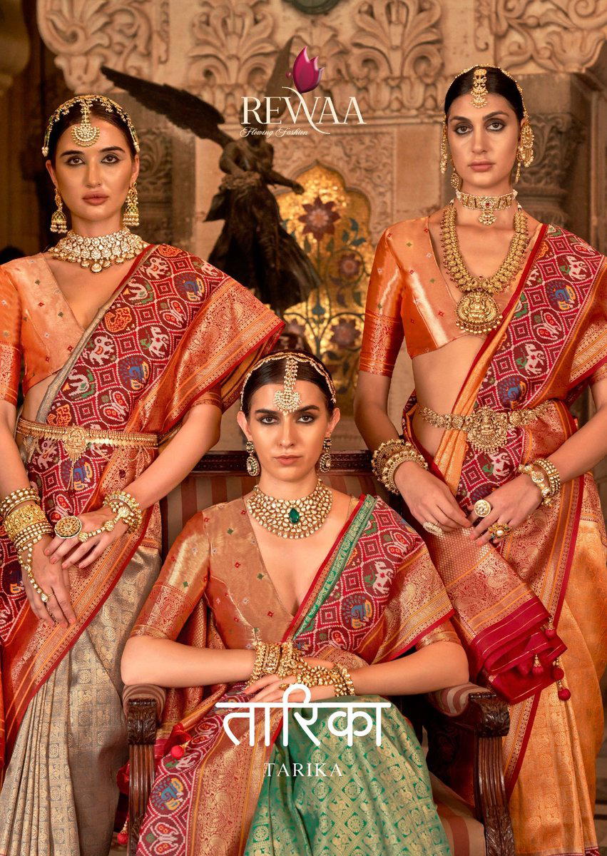TAARIKA BY REVAA DESIGNER SILK SAREE WHOLESALER IN INDIA 1