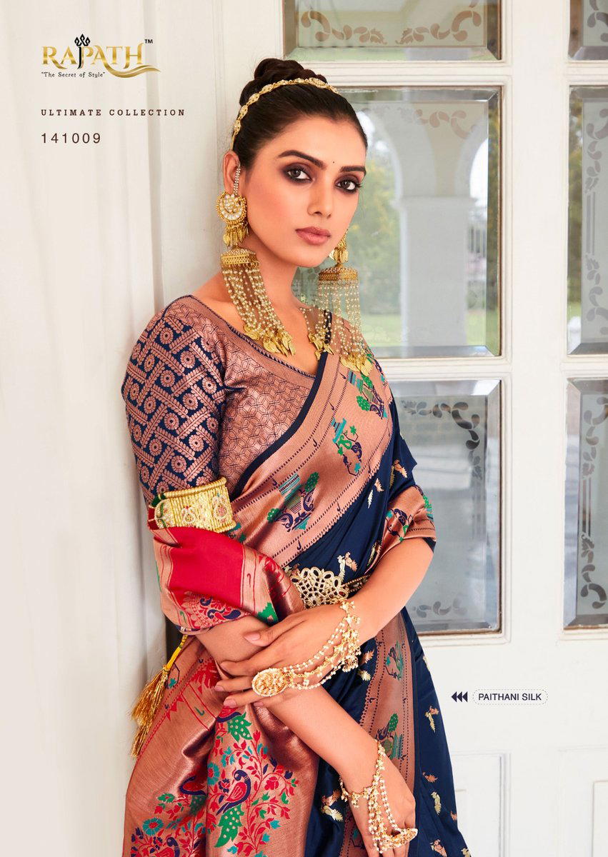 LOVE BIRDS BY RAJPATH DESIGNER SILK SAREE WHOLESALER IN INDIA 1