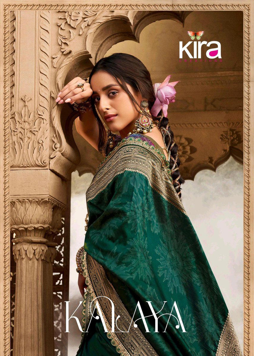 KALAYA SILK BY KIRA DESIGNER BANARASI SILK SAREE WHOLESALEE IN INDIA 1