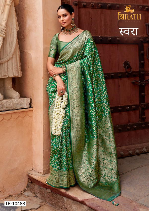SWARA BY GIRNAR FASHION DESIGNER BANARASI SILK SAREE WHOLESALER IN INDIA