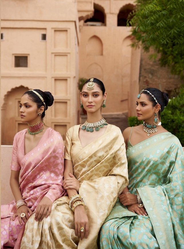 GATHA BY TRIRATH DESIGNER SILK SAREE WHOLESALER IN INDIA 1