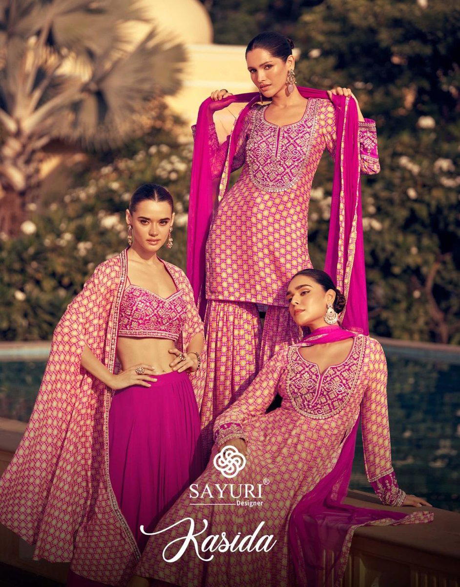 KASIDA BY SAYURI DESIGNER SILK SALWAR SUIT WHOLESALER IN INDIA 1
