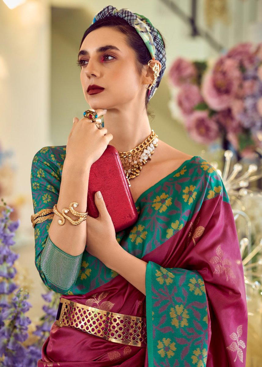 PURPLE MARTINI BY RAJPATH DESIGNER SOFT SILK SAREE WHOLESALER IN INDIA 1