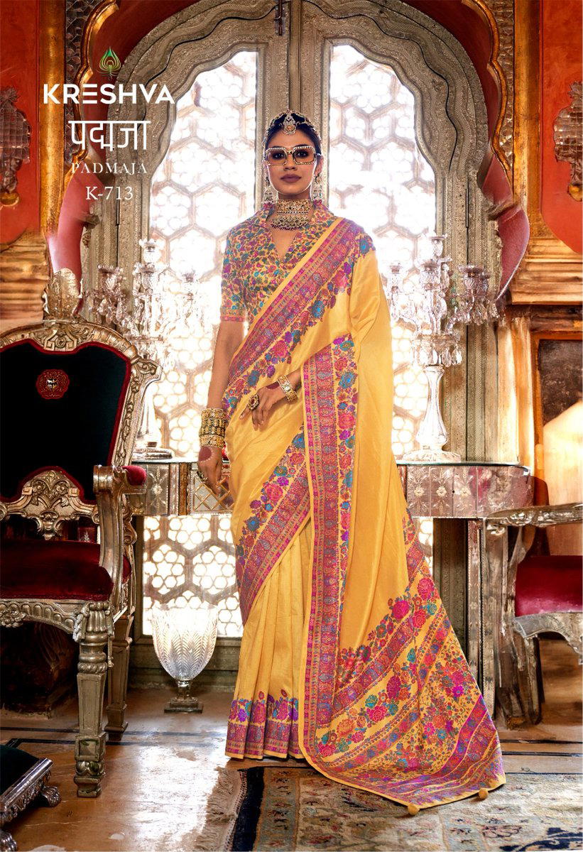 PADMAJA BY KRESHVA DESIGNER SILK SAREE WHOLESALER IN INDIA 1