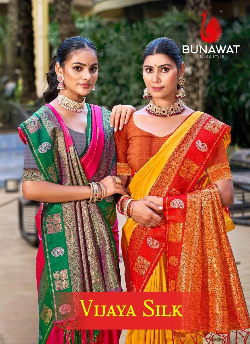 VIJAYA SILK BY BUNAWAT DESIGNER SILK SAREE WHOLESALER IN INDIA 1