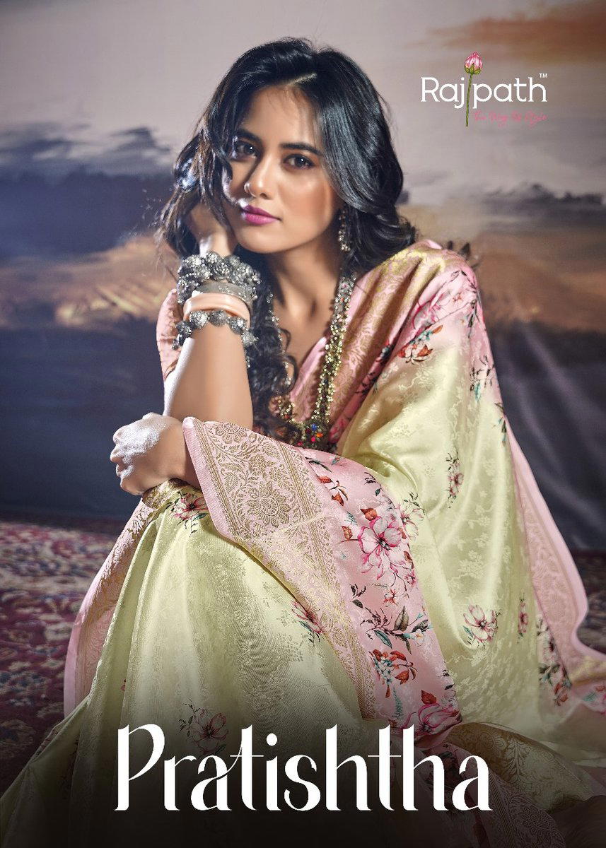 PRATISHTHA SILK BY RAJPATH WEAVING SATIN SAREE WHOLESALER IN INDIA 1