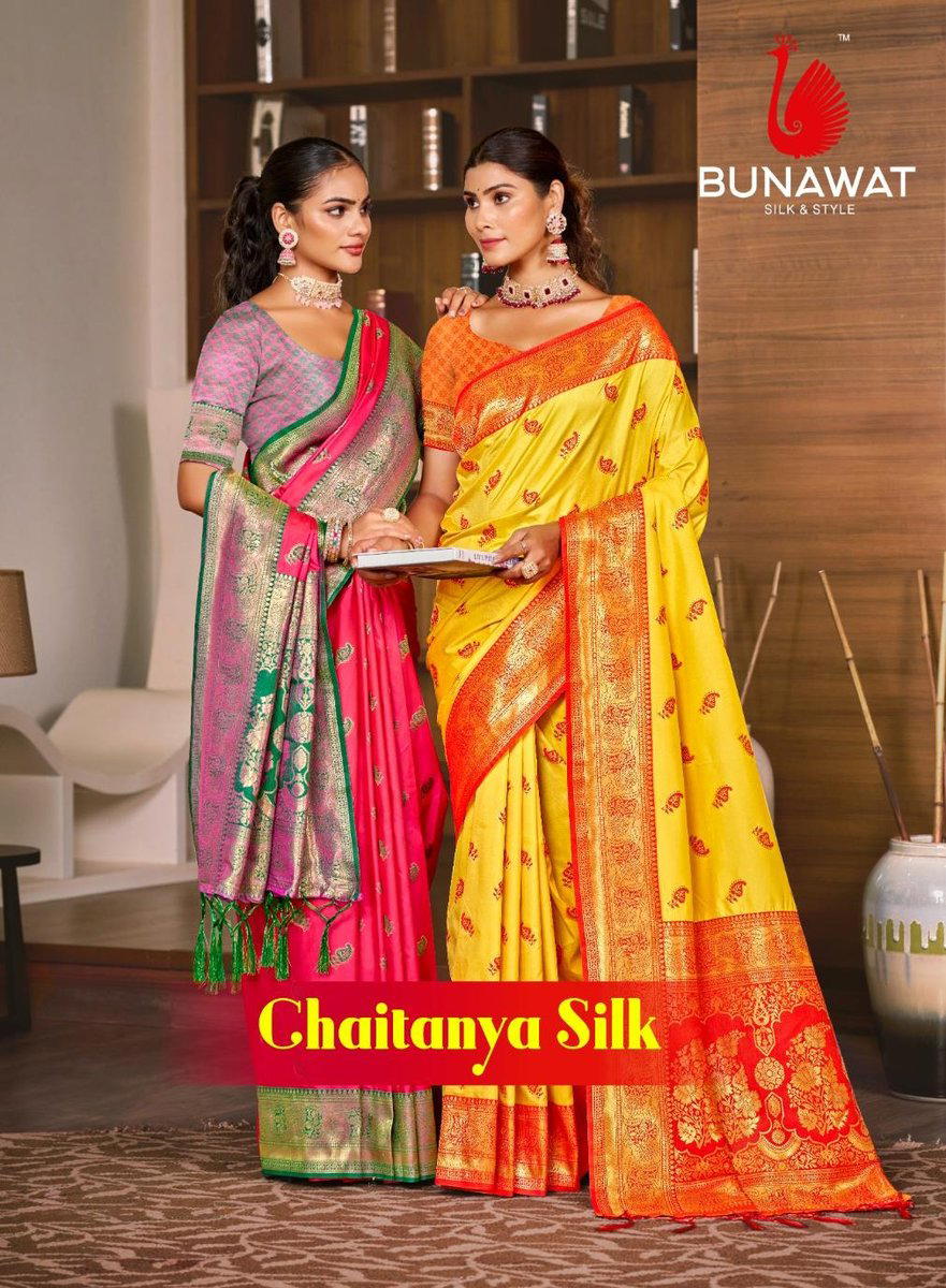 CHAITANYA SILK BY BUNAWAT DESIGNER SILK SAREE WHOLESALER IN INDIA 1