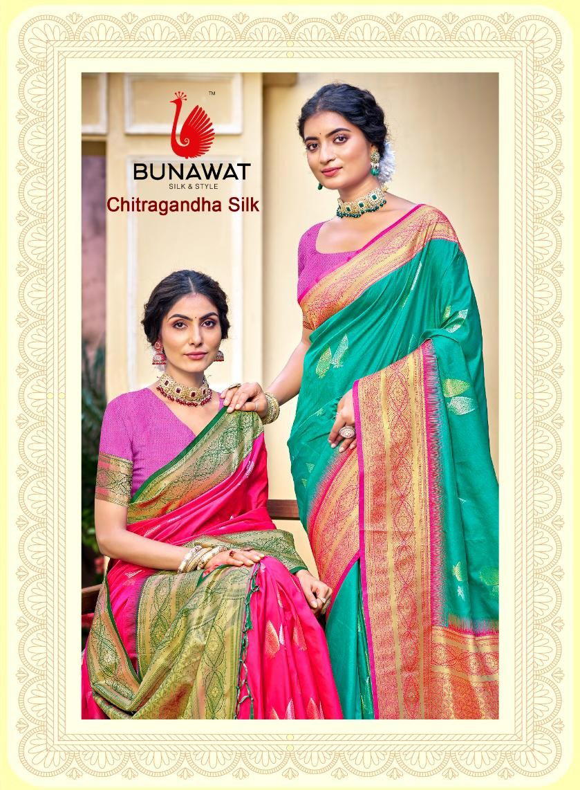CHITRAGANDHA SILK BY BUNAWAT DESIGNER SILK SAREE WHOLESALER IN INDIA 1