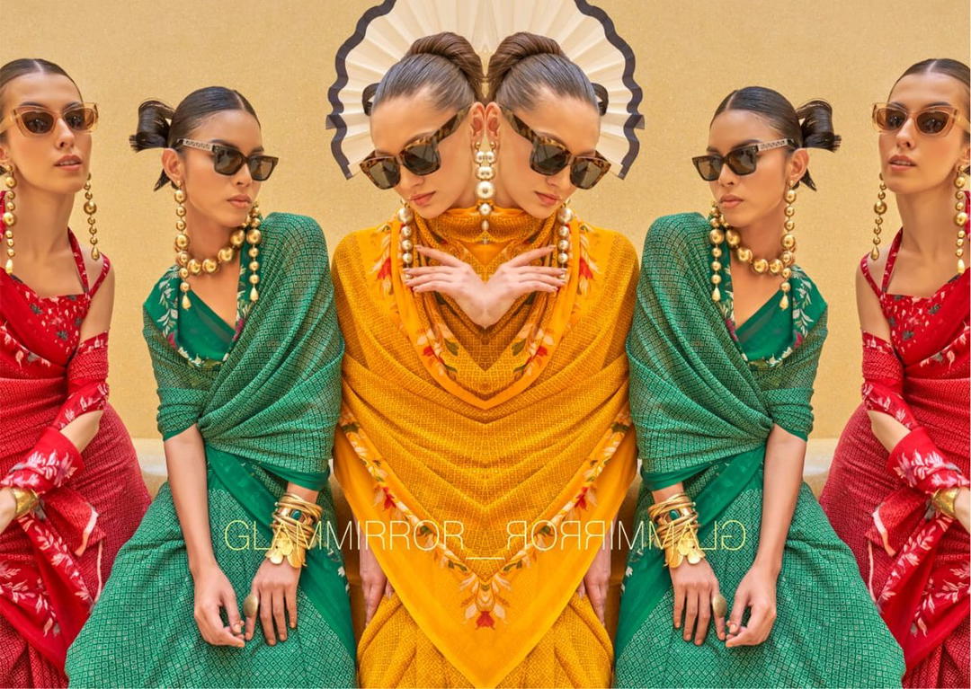 ALLURE BY TRIRATH DESIGNER GEORGETTE SAREE WHOLESALER IN INDIA 1