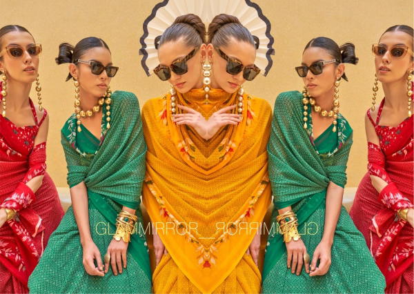 ALLURE BY TRIRATH DESIGNER GEORGETTE SAREE WHOLESALER IN INDIA