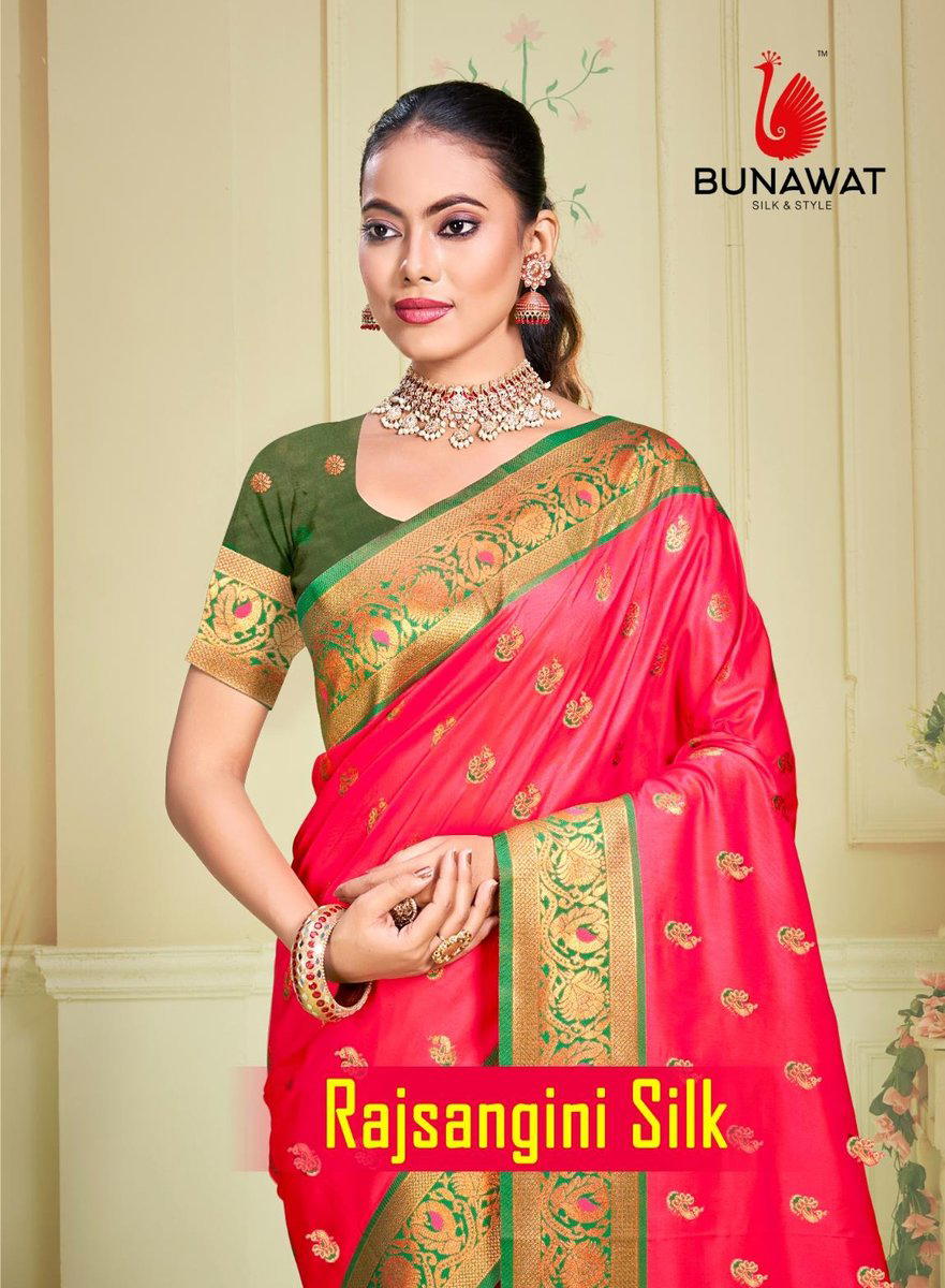 RAJSANGINI SILK BY BUNAWAT DESIGNER SILK SAREE WHOLESALER IN INDIA 1