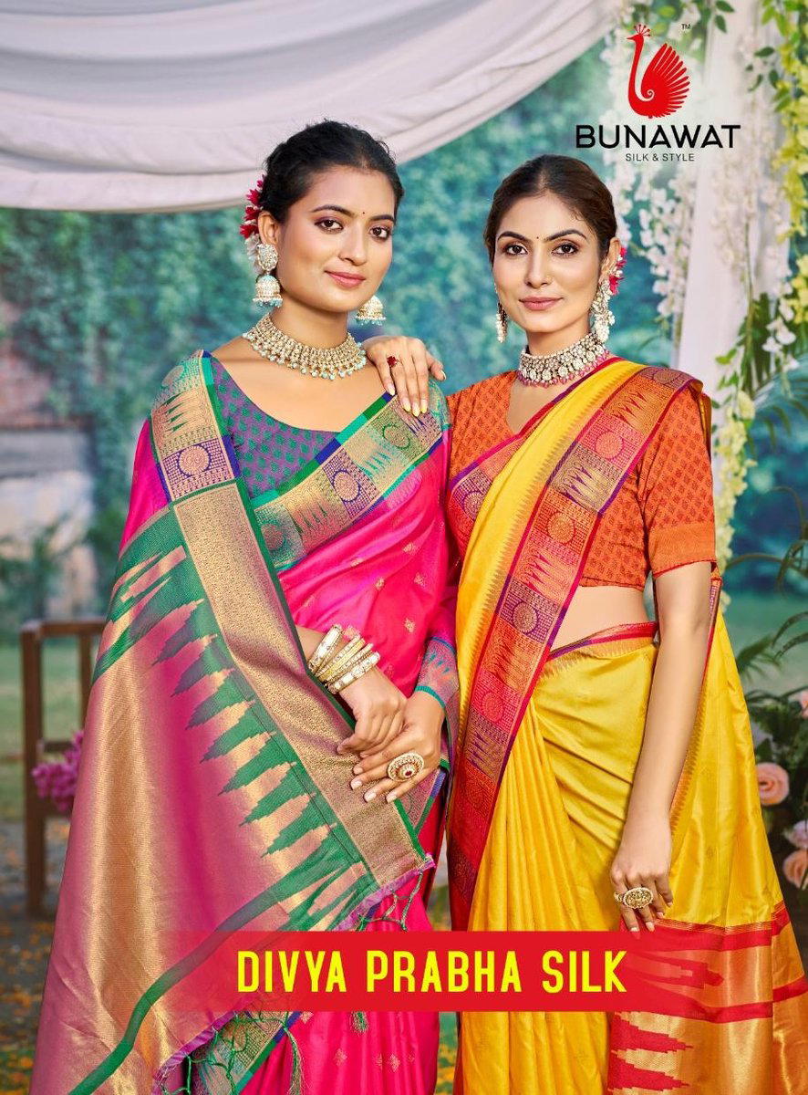 DIVYA PRABHA SILK BY BUNAWAT DESIGNER SILK SAREE WHOLESALER IN INDIA 1