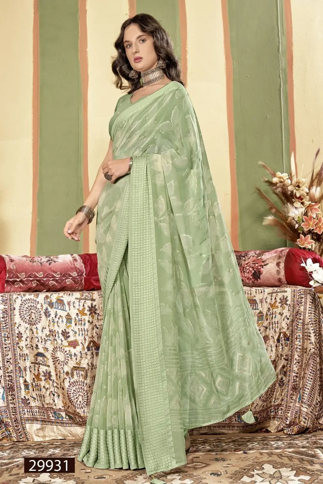 CAMILLA BY VALLABHI PRINT DESIGNER GEORGETTE SAREE WHOLESALER IN INDIA 1