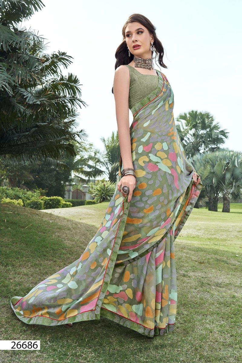 AARIFA BY VALLABHI PRINT DESIGNER SAREE WHOLESALER IN INDIA 1