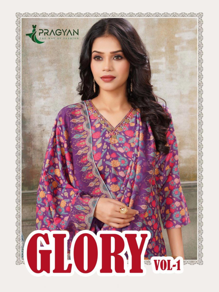 GLORY VOL 1 BY PRAGYAN DESIGNER SALWAR SUIT WHOLESALER IN INDIA 1