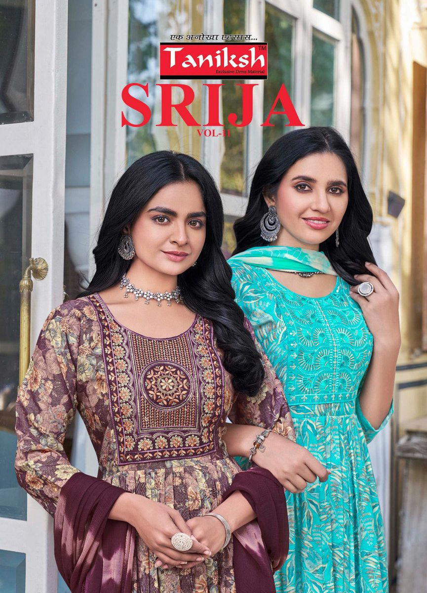 SRIJA VOL 11 BY TANIKSH DESIGNER ANARKALI SALWAR SUIT WHOLESALER IN INDIA 1