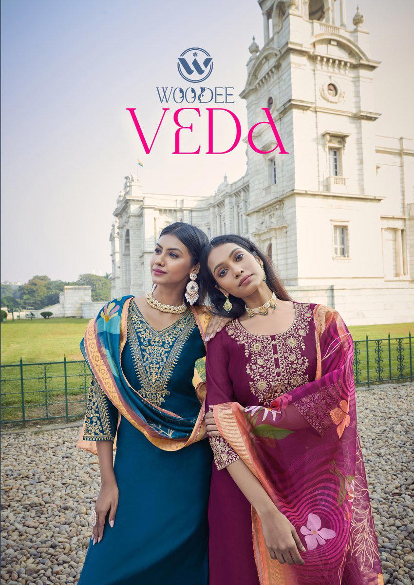 VEDA BY WOODEE DESIGNER SALWAR SUIT WHOLESALER IN INDIA 1
