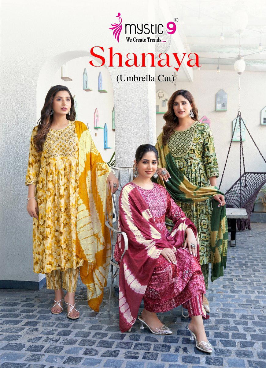 SHANAYA VOL 7 BY MYSTIC 9 DESIGNER SALWAR SUIT WHOLESALER IN INDIA 1