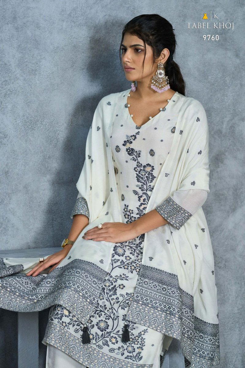 IVORY BY LABEL KHOJ DESIGNER MASLIN KURTIS WHOLESALRER IN INDIA 1