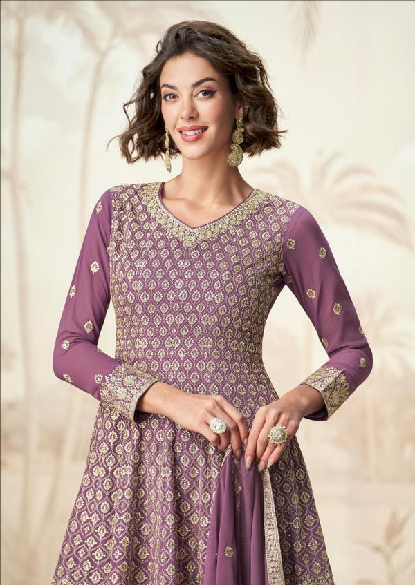 JAISMIN BY AASHIRWAD CREATION DESIGNER GEORGETTE SALWAR SUIT WHOLESALER IN INDIA