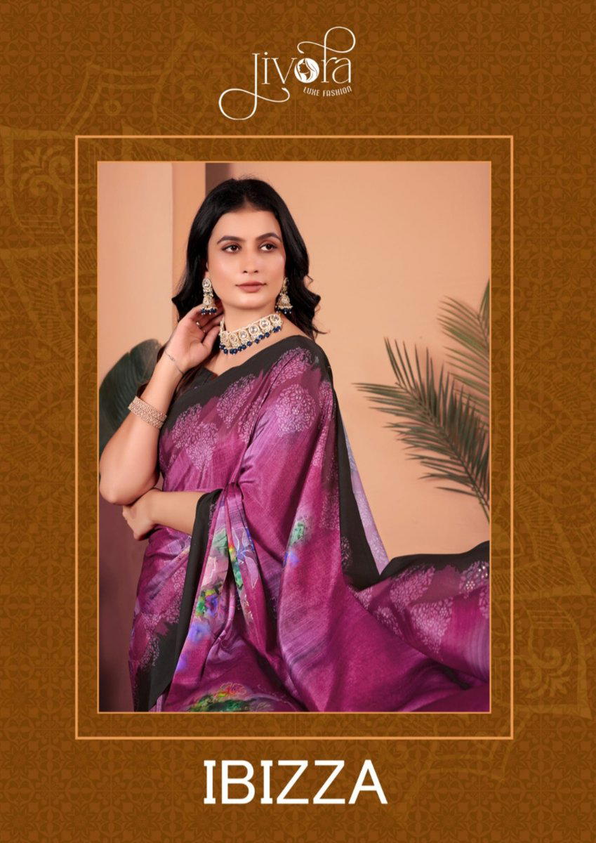 JIVORA IBIZZA 201 TO 213 DESIGNER SOFT SILK SAREE WHOLESALER IN INDIA 1