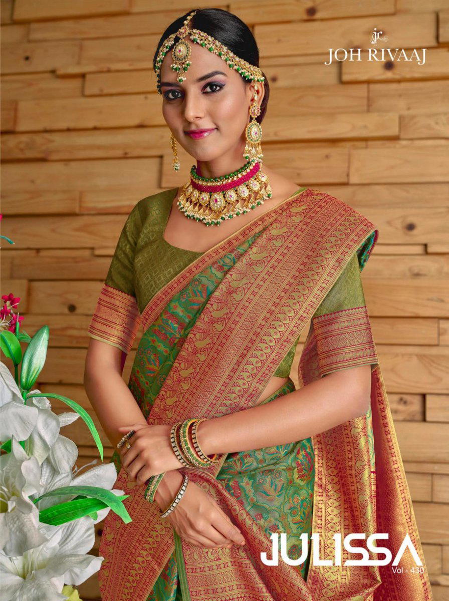 JULISSA VOL-430 BY JOH RIVAAJ SILK SAREE MANUFACTURER IN INDIA 1
