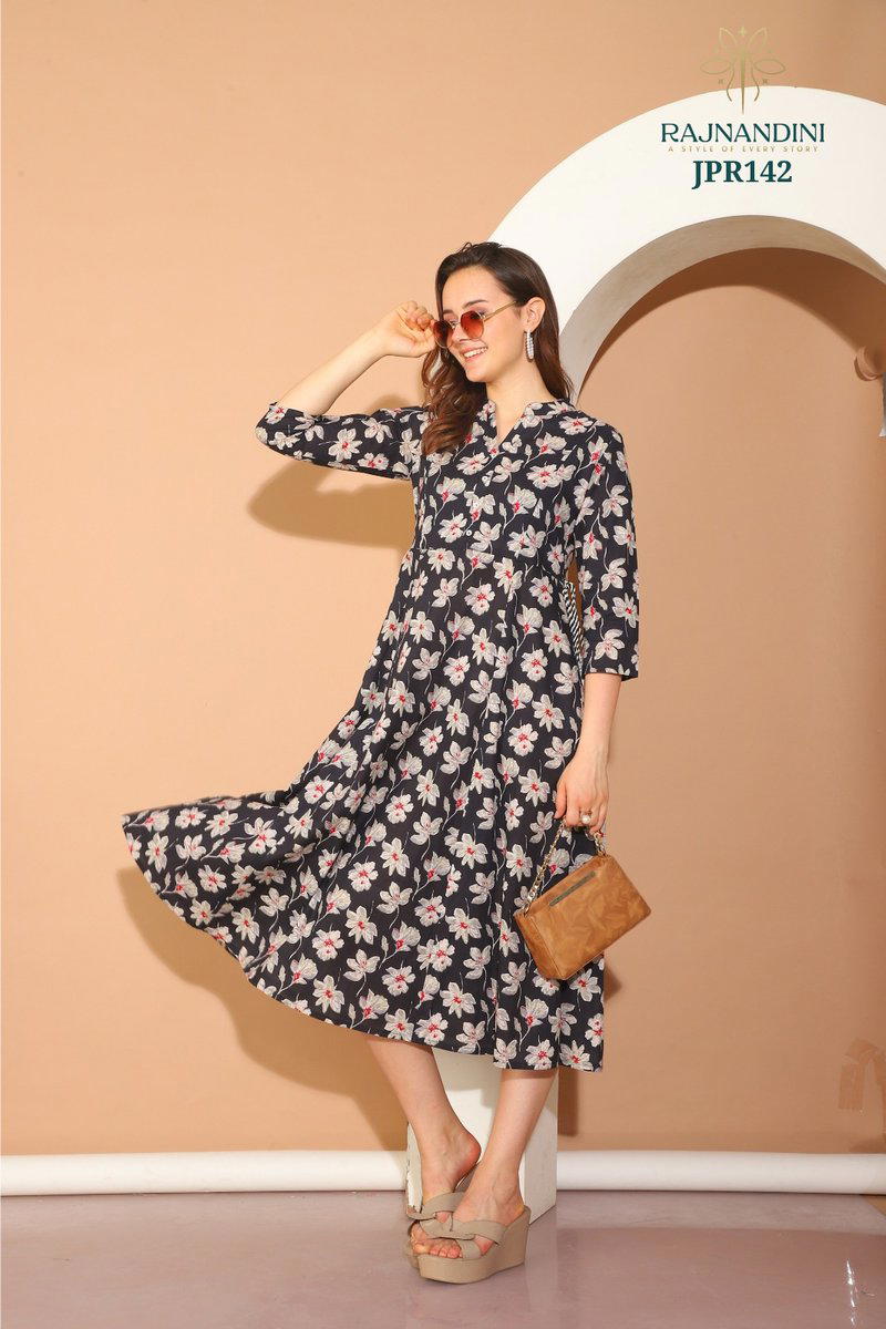 RAJNANDINI SPARKLE ALL HIT DESIGNER Cotton Printed Gown WHOLESALER IN INDIA 1
