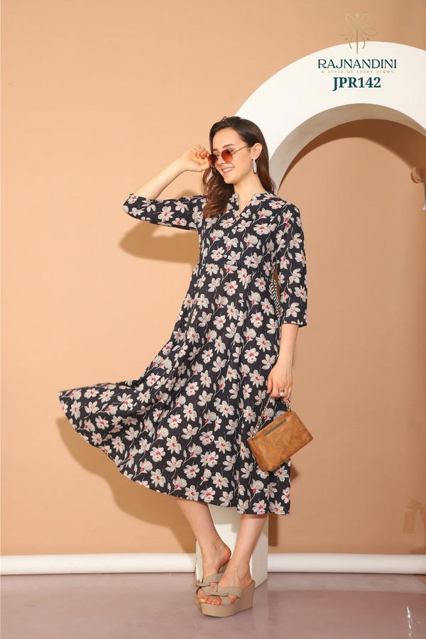 RAJNANDINI SPARKLE ALL HIT DESIGNER Cotton Printed Gown WHOLESALER IN INDIA