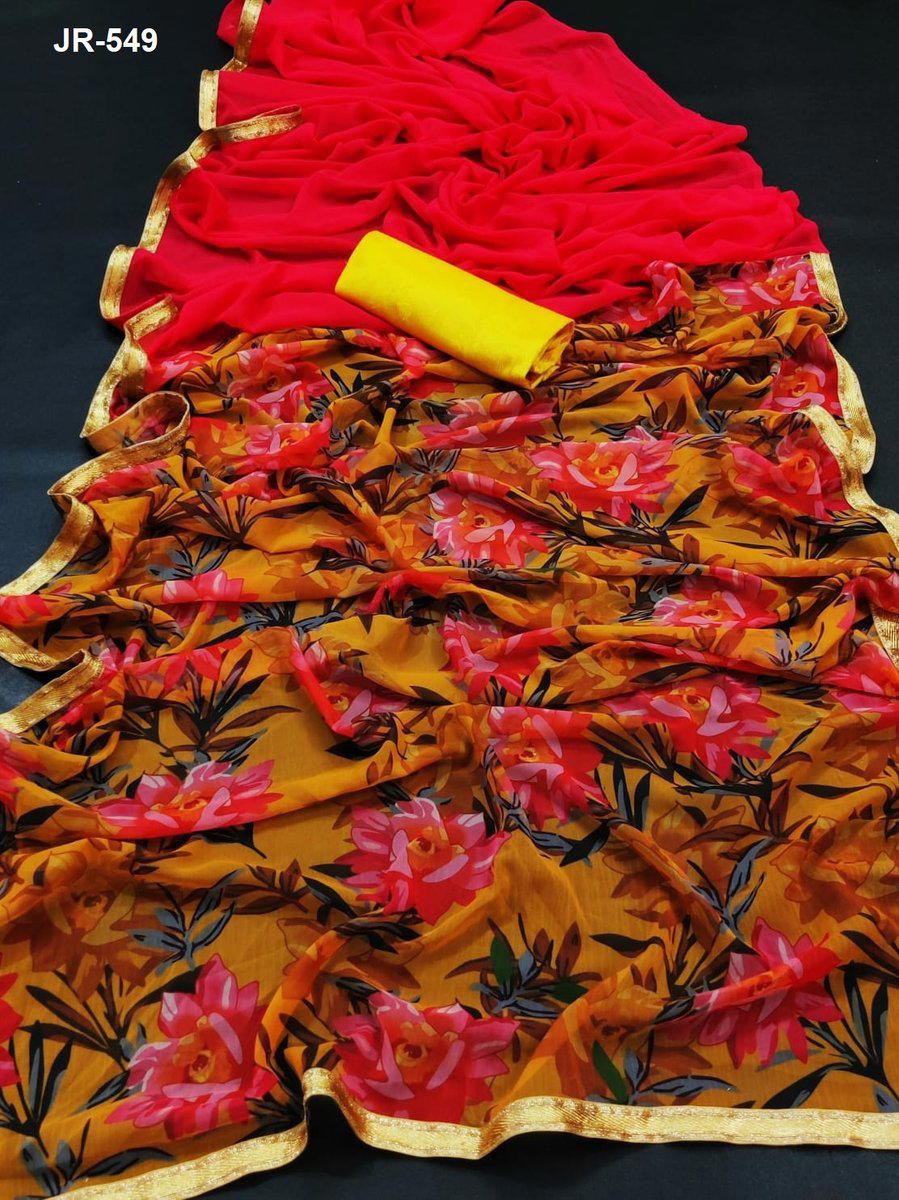 D.NO. JR-549 BY SAGAR IMPEX PRINTED SAREE WHOLESALER IN SURAT 1