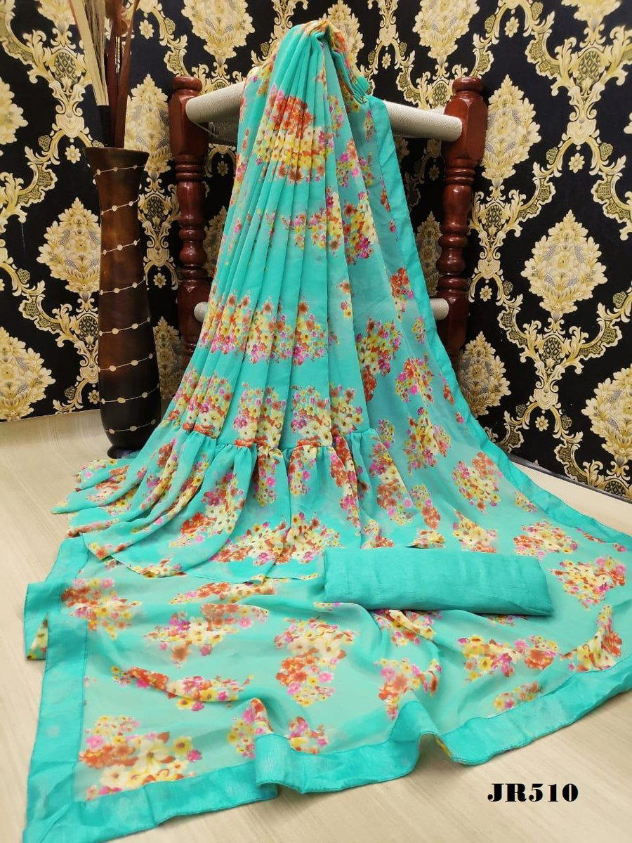 D.NO. JR510 BY SAGAR IMPEX PRINTED SAREE WHOLESALER IN SURAT 1