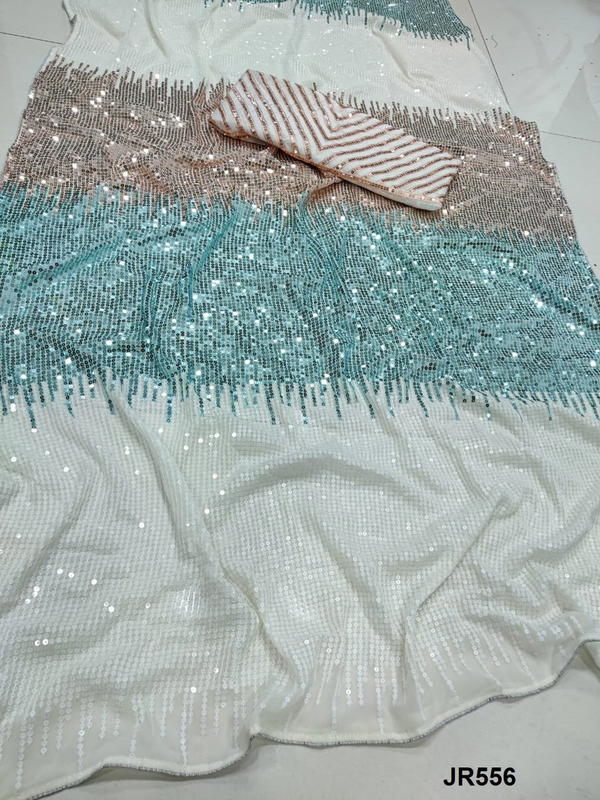 D.NO. JR556 BY JR SOFT GEORGETTE SAREE WHOLESALER IN INDIA