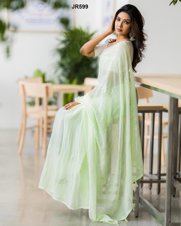 D.NO. JR599 BY JR EMBROIDERY SAREE MANUFACTURER IN INDIA