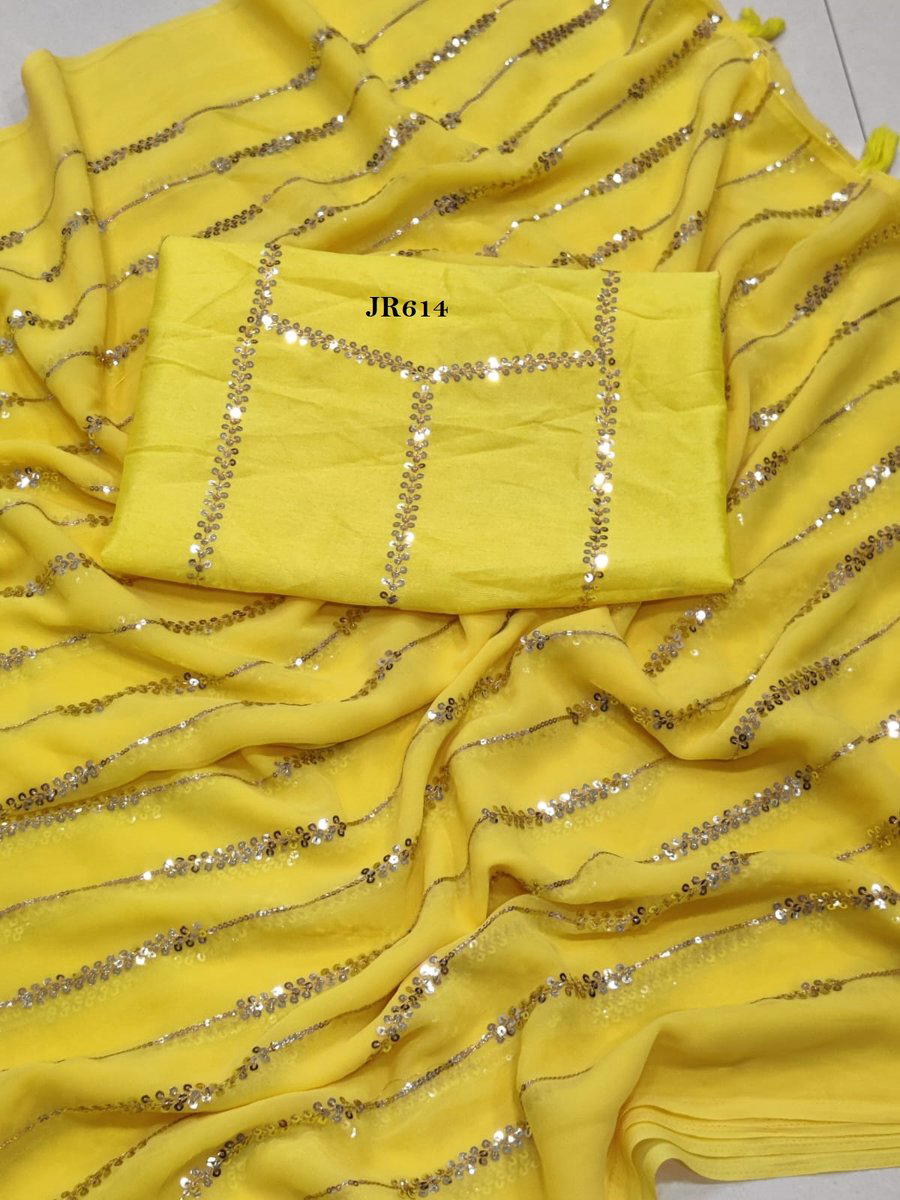 D.NO. JR614 BY JR EMBROIDERY SAREE MANUFACTURER IN INDIA 1