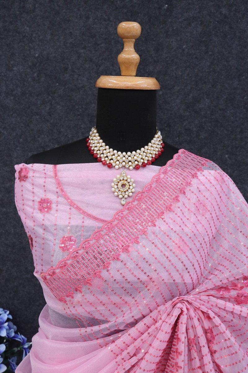 JR JR624 DESIGNER NET SAREE WHOLESALER IN INDIA 1