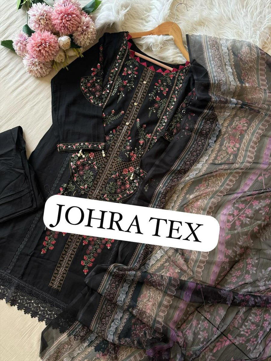JT-165 C BY JOHRA TEX DESIGNER REYON SALWAR SUIT WHOLESALER IN INDIA 1