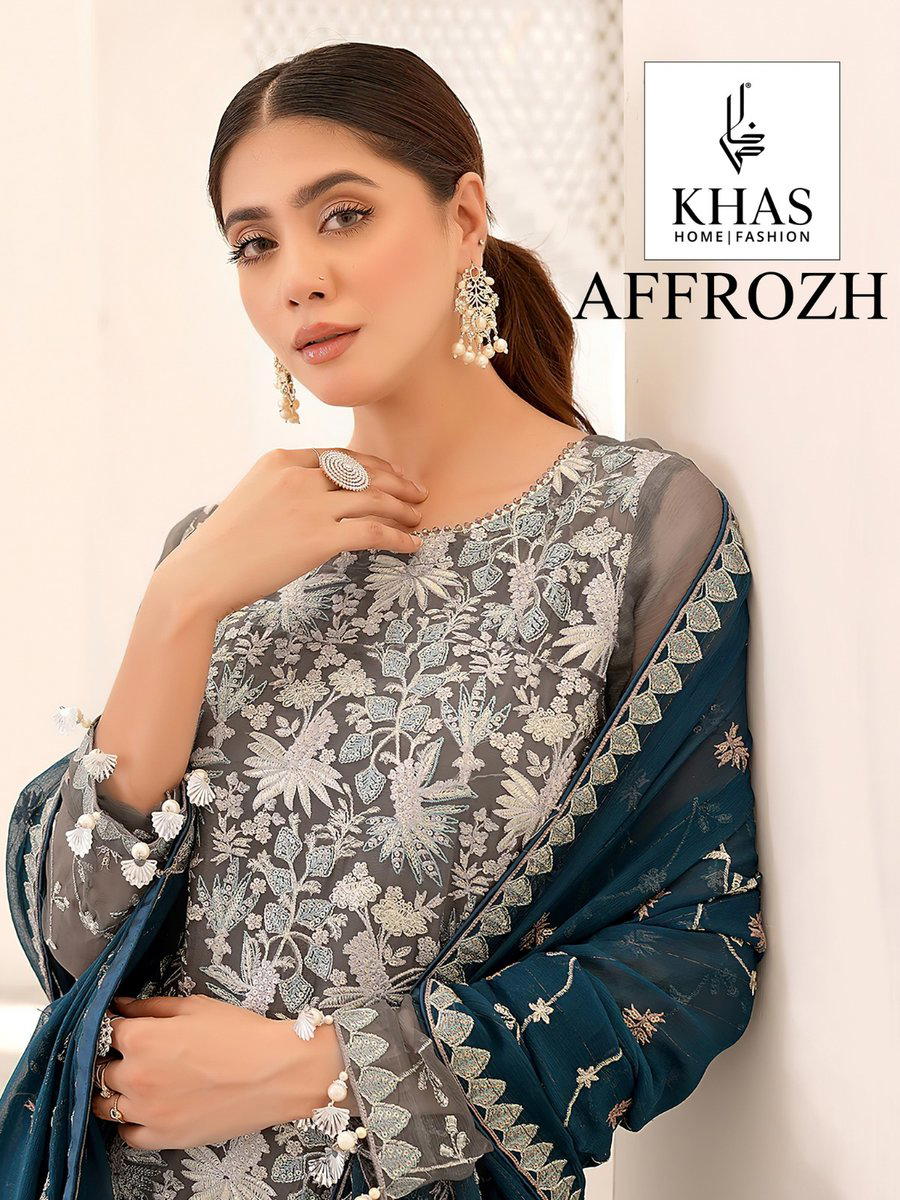 AFFROZH BY KHAS HEAVY EMBROIDERY SALWAR KAMEEZ EXPORTER IN INDIA 1