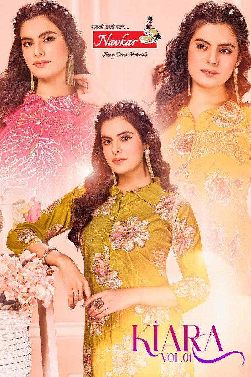 KIARA VOL 1 BY NAVKAR DESIGNER KURTIS WHOLESALER IN INDIA 1