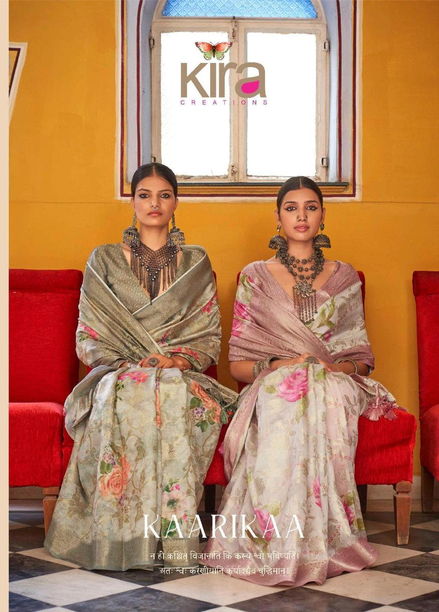 KIRA KAARIKAA 5101 TO 5109 DESIGNER SAREE WHOLESALER IN INDIA 1