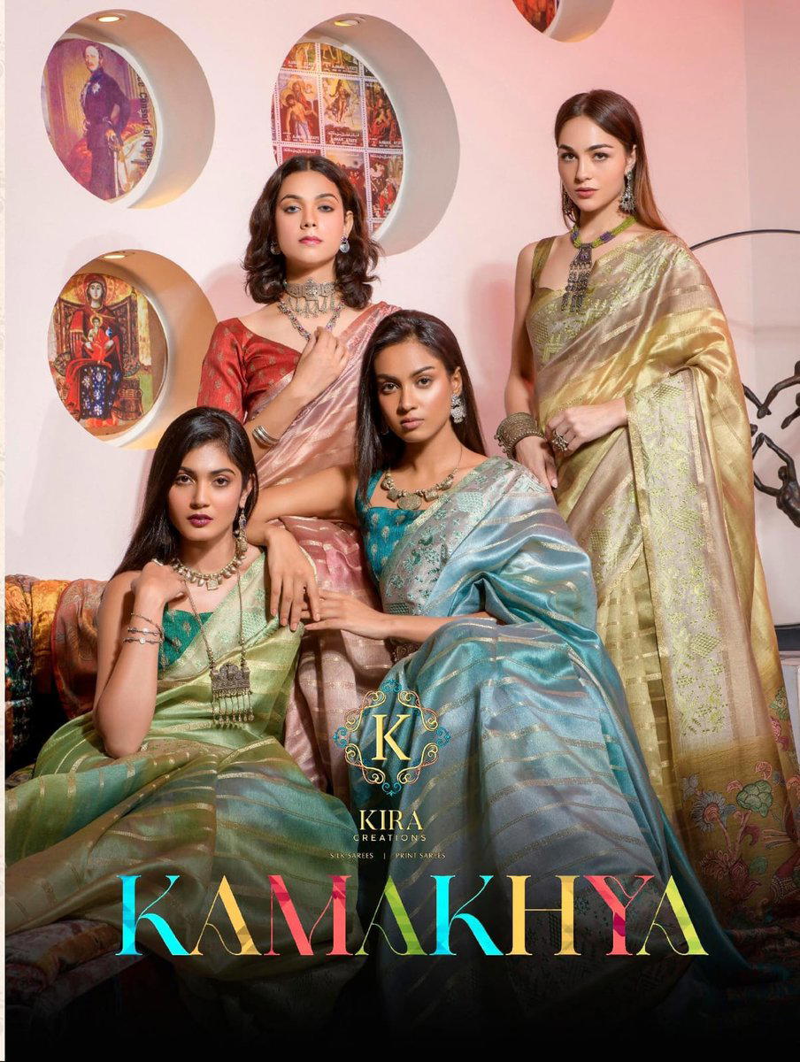 KAMAKHYA BY KIRA DIGITAL PRINTED SAREE WHOLESALER IN SURAT 1